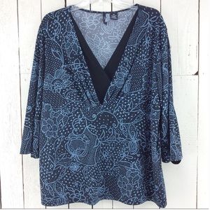 New Directions Jersey Knit Top, Size 2X